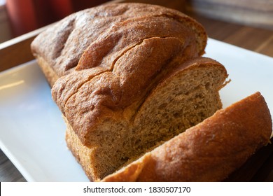 Homemade Honey Wheat Bread With A Honey Glaze