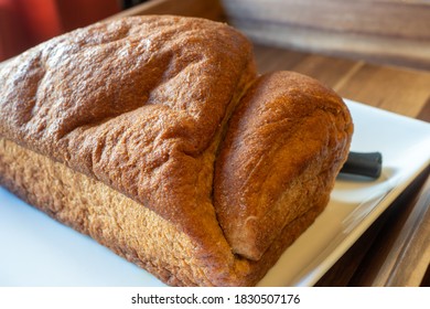 Homemade Honey Wheat Bread With A Honey Glaze