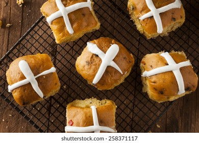 Homemade Hot Cross Buns Ready for Easter