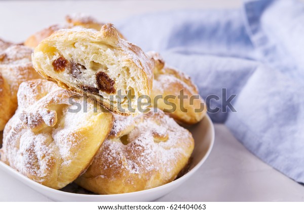Homemade Hungarian Cheese Puff Pastry Parcels Stock Photo Edit