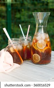 Homemade Icetea With Citrus