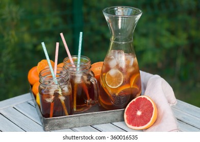 Homemade Icetea With Citrus