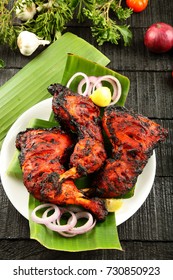 Homemade Indian tandoori chicken 