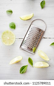 Homemade Lime Curd With Slices And Leafs