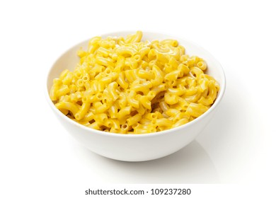 Homemade Macaroni And Cheese In A Bowl