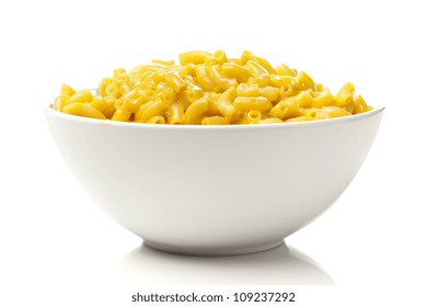 Homemade Macaroni And Cheese In A Bowl