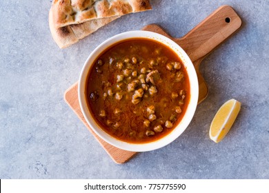 Homemade Okra Soup (Gumbo) With Bread.