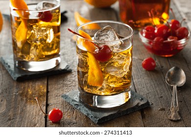 Homemade Old Fashioned Cocktail