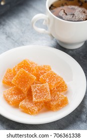 Homemade Orange Marmalade Candy. Citrus Fruit Jelly Candies