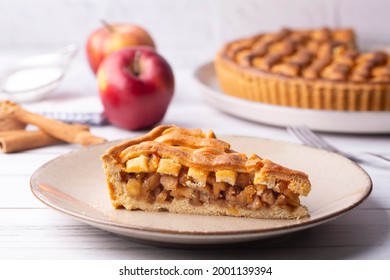 Homemade Organic Apple Pie Dessert Ready To Eat