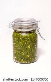 Homemade Pesto Jar