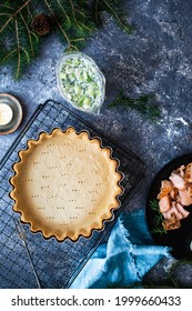 Homemade Pie Crust On  A Cooling Tray