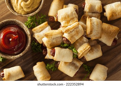 Homemade Pigs In A Blanket Ready To Eat