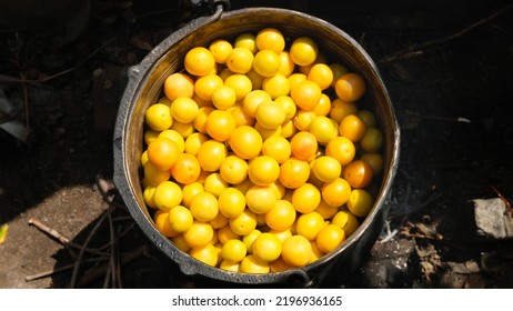 
Homemade Plum Marmalade Made Over The Fire