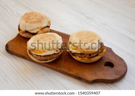 Similar – Image, Stock Photo Cheese Board with Ham, Cheese and a Knife