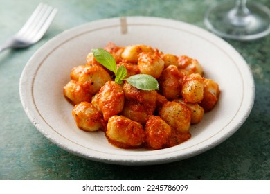 Homemade potato gnocchi with tomato sauce - Powered by Shutterstock