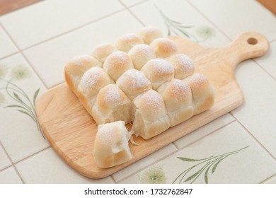 Homemade Pull Apart Bread.Tearing Bread