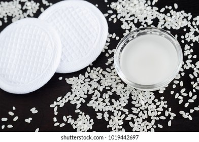 Homemade Rice Water - Natural Toner For Skin And Hair Care. DIY Cosmetics.