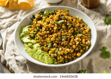 Homemade Roasted Street Corn Salad Dip With Chips