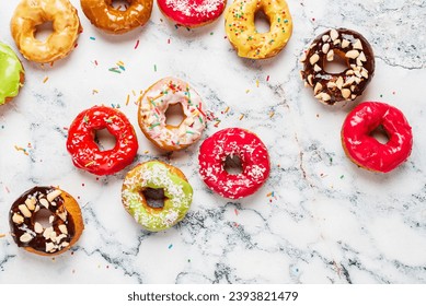 Homemade Round Glazed Donuts Ready to Eat - Powered by Shutterstock