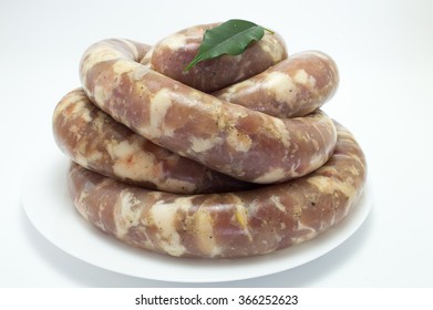 Homemade Sausage. Pork