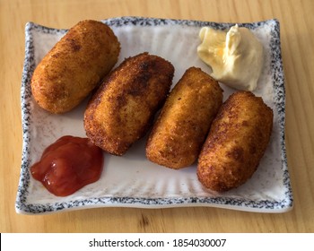 Homemade Serrano Ham And Egg Croquettes