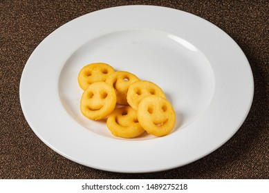 
Homemade Smiley Face French Fries 