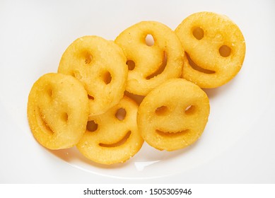 
Homemade Smiley Face French Fries 