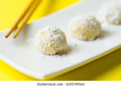 Homemade Snow Ball Cookies Ready To Serve