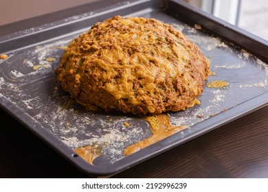 Homemade Soda Bread With Zucchini And Cheddar Cheese