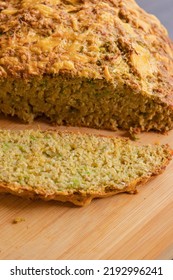 Homemade Soda Bread With Zucchini And Cheddar Cheese