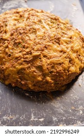 Homemade Soda Bread With Zucchini And Cheddar Cheese