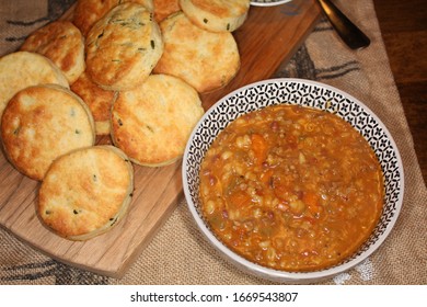 Homemade Soup And Irish Potato Bread