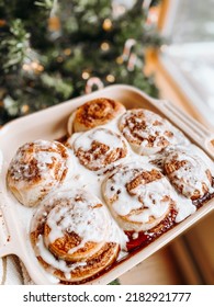 Homemade Sourdough Cinnamon Rolls For Christmas Morning