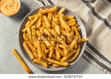 Homemade Spicy Cajun French Fries with Mayo