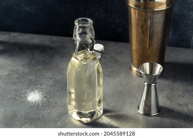 Homemade Sugar Simple Syrup in a Bottle - Shutterstock ID 2045589128