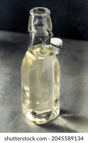 Homemade Sugar Simple Syrup In A Bottle