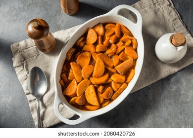 Homemade Thanksgiving Candied Yams With Brown Sugar