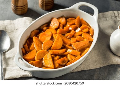 Homemade Thanksgiving Candied Yams With Brown Sugar