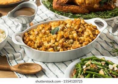 Homemade Thanksgiving Dressing Stuffing Sage And Butter