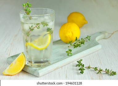 Homemade Thyme Lemonade