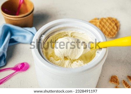 Similar – Image, Stock Photo No-churn ice cream