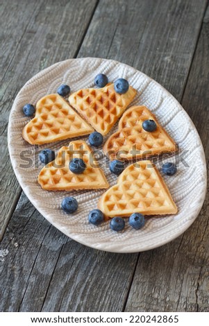 Similar – breakfast waffles Food