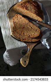 Homemade Whole Wheat Bread With Sundried Tomatoes And Herbs