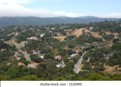 Homes Along The Ridge, Redwood CIty, California