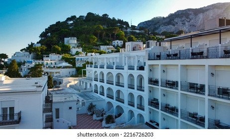 Homes Of Capri, Aerial View At Sunset