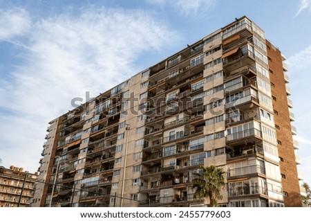 Homes in a city in Spain, around Barcelona. architecture