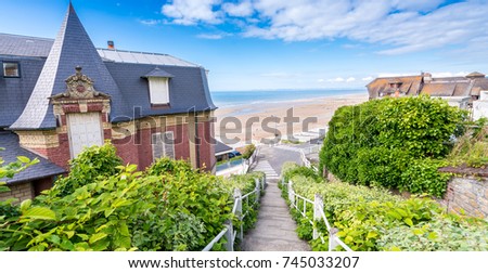 Similar – Image, Stock Photo Norman Coast Normandie