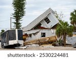 Homes destroyed by Hurricane Milton St Pete Beach Florida