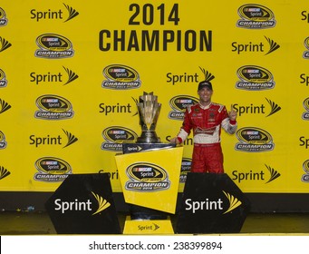 Homestead, FL - Nov 16, 2014:  Kevin Harvick (4) Wins The NASCAR Sprint Cup Series Championship At Homestead-Miami Speedway In Homestead, FL. 